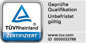 TÜV Rheinland — Geprüfte Qualifikation, ID 0000033788